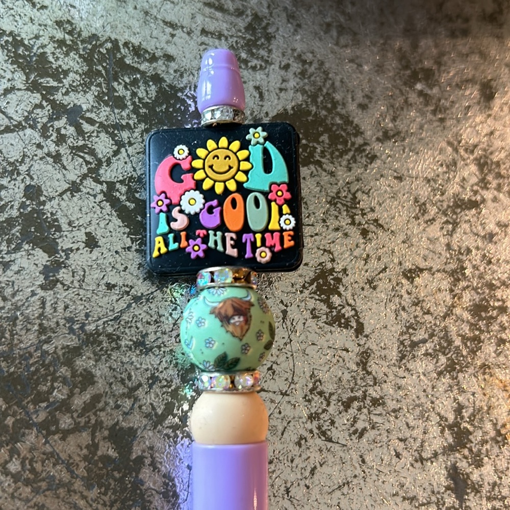 God is good all the time handmade pen